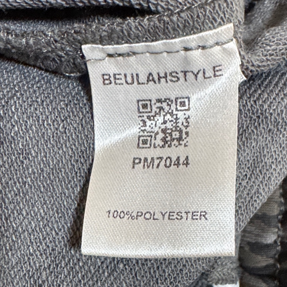 BEULAHSTYLE Leopard Print Wide Leg Pants size M/L - Picture 6 of 13